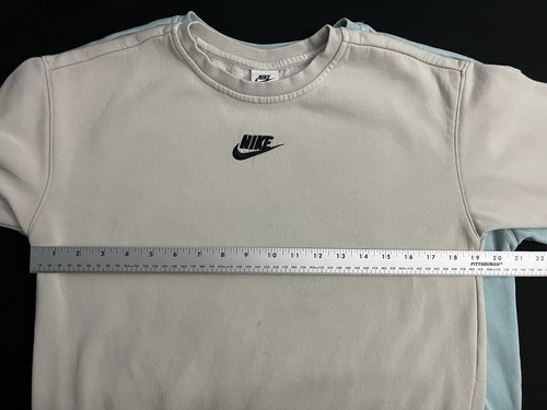 Lot Of 2 Nike Kids Youth Large / XL Center Swoosh Logo Crewneck - Picture 3 of 7