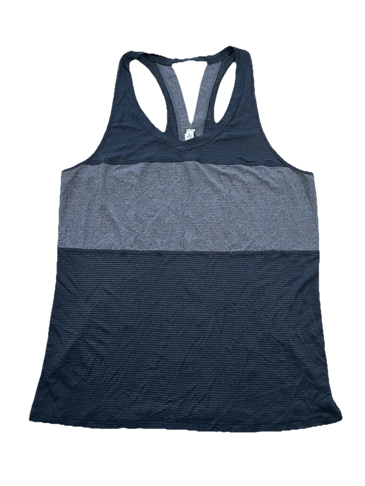 lululemon dark black tank-top