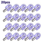 Sturdy Shelf Support Pegs 20pcs Installation Suitable for Wood or Glass
