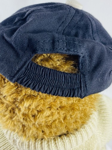 Vtg. 1999 Snap-On Tools Soft Teddy Bear 12" Sitting w/Promotional Hat & Sweater - Picture 15 of 24