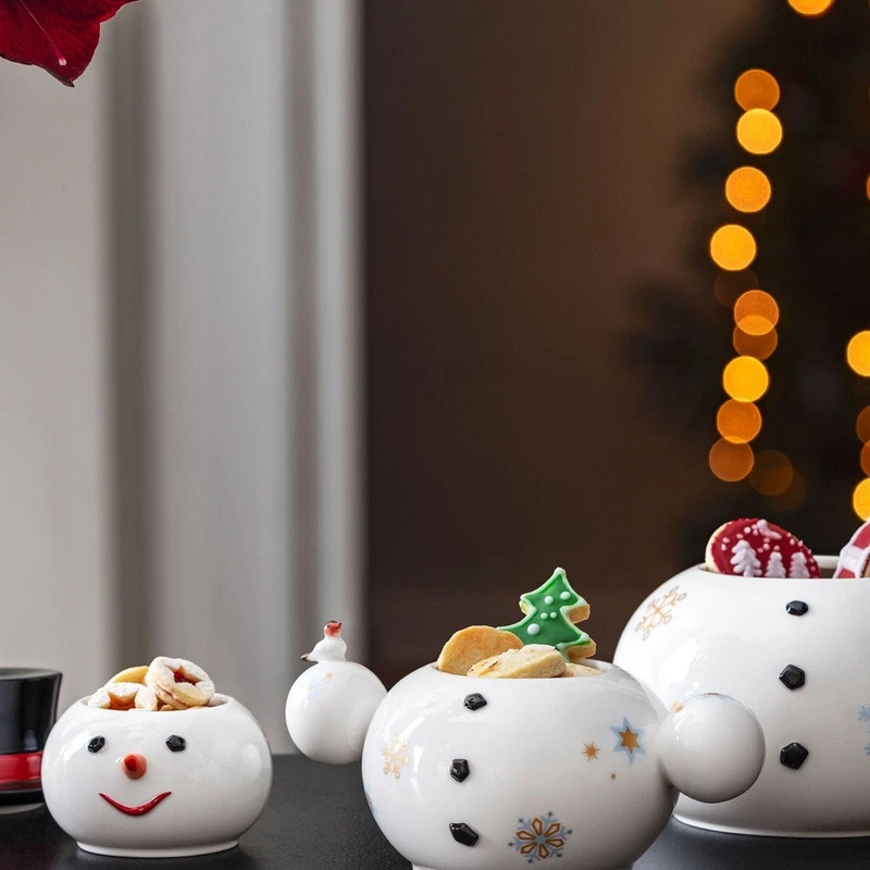 Biscottiera Barattolo Pupazzo di Neve Natale Villeroy & Boch Toys Memory, fotografia 10 di 10