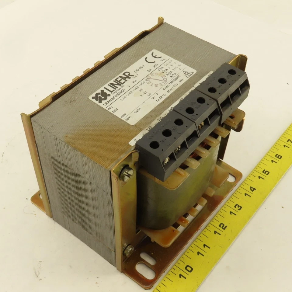 Linear 220-480V Pri 800VA 1Ph Transformer 85V Secondary - Image 3 of 4