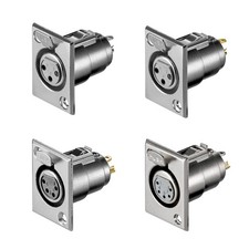 3 4 5 pin XLR Einbau Buchse Audio Verbinder K...