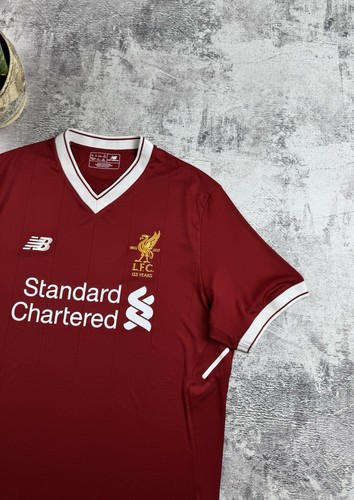 Vintage Liverpool Red 2017/2018 125 Years Soccer Home Football Shirt Jersey Kit - Bild 5 von 12