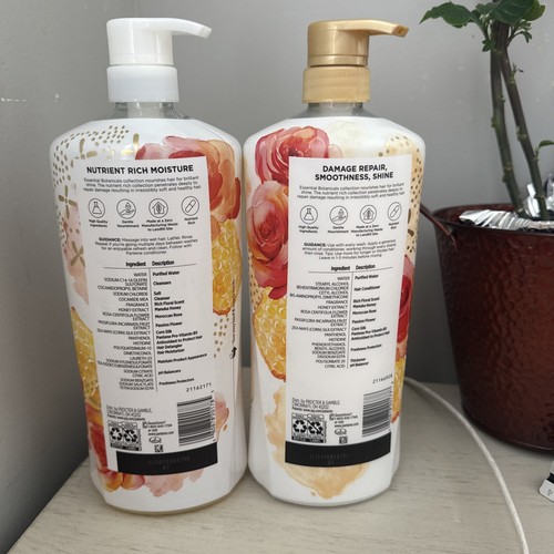 Pantene Essential Botanicals Moisturizing Shampoo & Conditioner 38.2oz - Picture 3 of 5