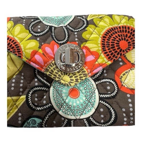 Portafoglio Vera Bradley, Flower Shower, chiusura girevole, polso floreale - Foto 3 di 9