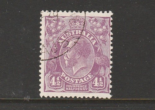 KGV 4½d "VIOLET" SMW PERF 13.5 DIE 2 CANCELLED TO ORDER BW 121 $125.00 "CHEAP"