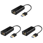  3 Pieces Netzwerk Adapter Usb USB-Netzwerkadapter Ethernet -Adapter