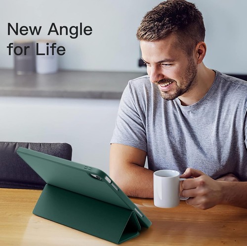 Neu iPad 10. Generation Hülle 10,9 Zoll 2022 mit Stifthalter, mit weicher TPU-Rückseite - Bild 2 von 8