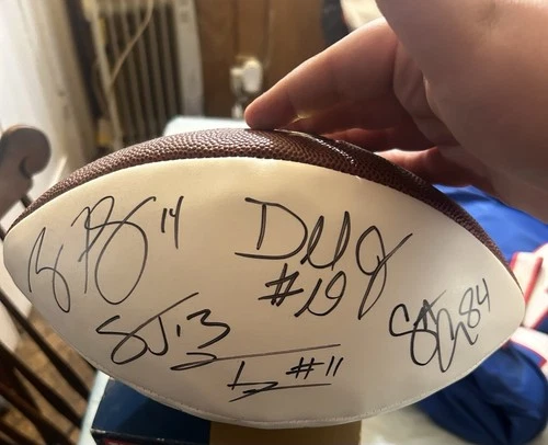 2011 Buffalo Bills Offensive Signed Football
