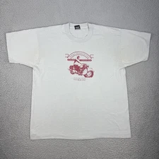 Vintage Antique Motorcycle Club Shirt Mens Extra Large Gray Sturgis 1992 AMCA