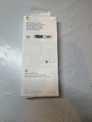 Genuine Apple Lightning to Digital AV Adapter (model MW2P3AM/A) HDMI & Lightning - Afbeelding 6 van 6