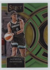 2024 Select WNBA Premier Level Neon Green Prizm 37/75 Diamond DeShields #112 s3g