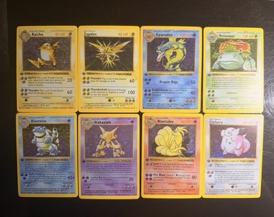 Blastoise, Venusaur & More 8 Card lot Holo’s (Vintage 1st Edition 90’s remakes) 