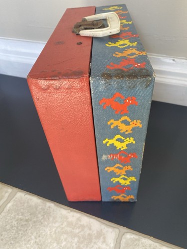 Vintage 1960s Vanity Fair Kid’s Record Player Model 400 Circus Art Gottschalk - Picture 8 of 12