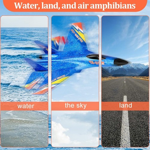 Rc Flugzeug SU37, Ferngesteuertes Flugzeug 2.4 GHZ 2 Kanal, Modellflugzeug - Bild 5 von 7