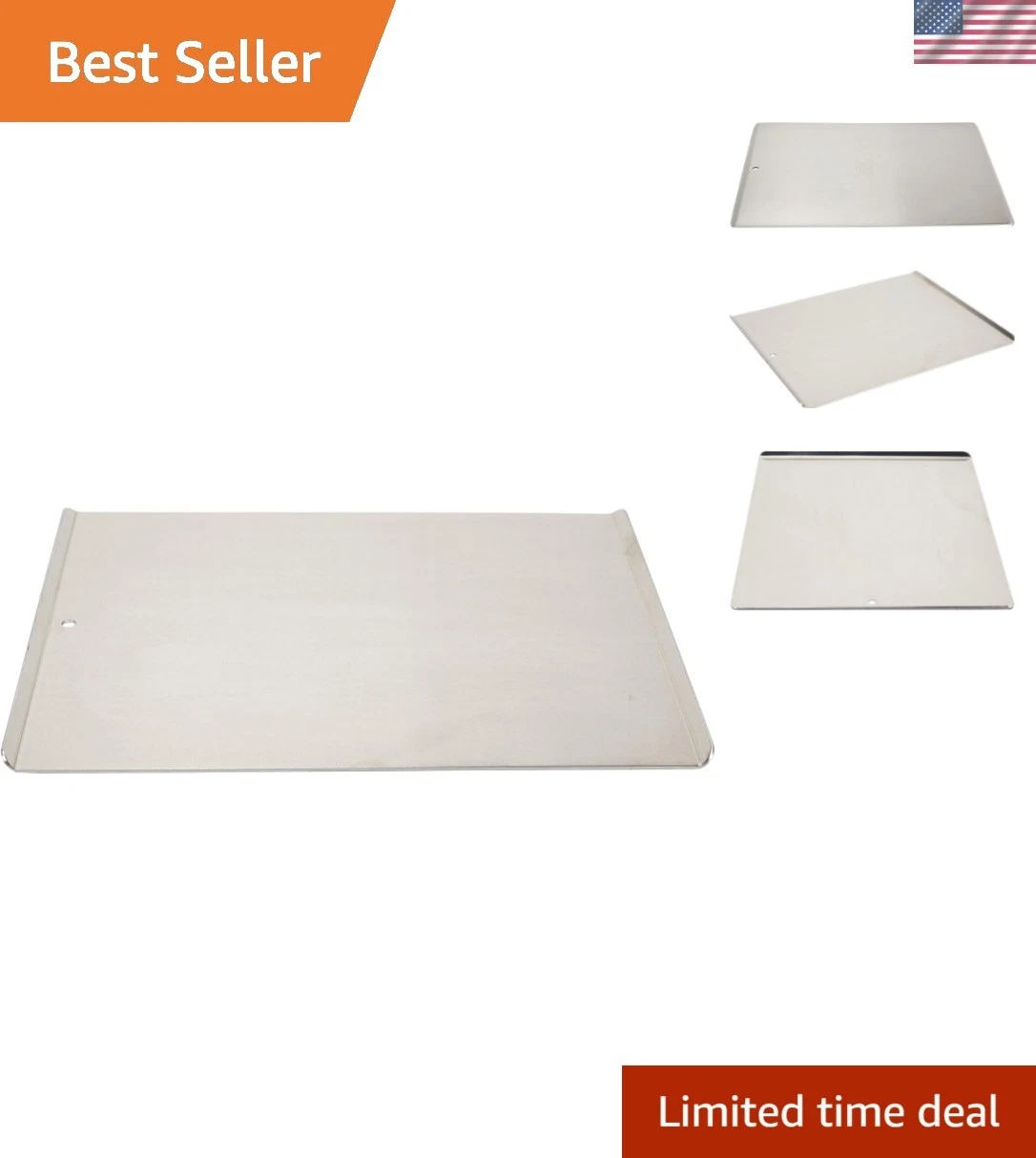 Wear-Ever 68085 NSF Aluminum Cookie Sheet Pan 17" x 14" - Perfect Bake Every ...