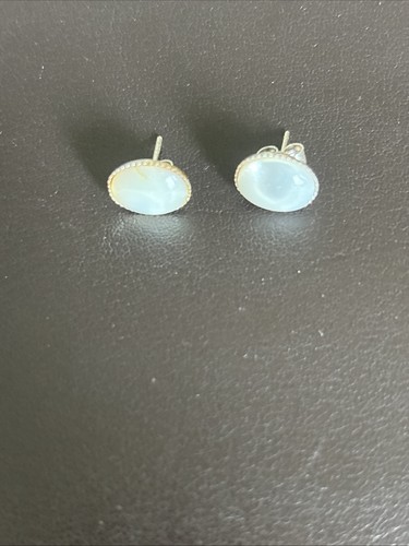 Sterling Silver Pendant And Earring Set. Possibly Moonstone - Picture 3 of 5