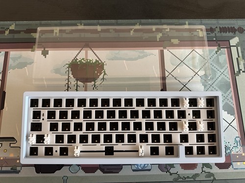 Weikav Lucky65 Mechanical Barebone Keyboard in Anodized Blue Color