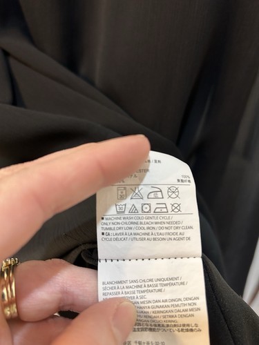 Old Navy Maxi Schlupf Rock Gr. L Rüschen Fee Grunge transparent Overlay romantisch fließend - Bild 9 von 10