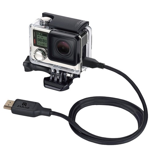 PULUZ Video 19 Pin HDMI na Micro 5 Pin HDMI Kabel do GoPro HERO4 3+ 3  - Zdjęcie 1 z 3