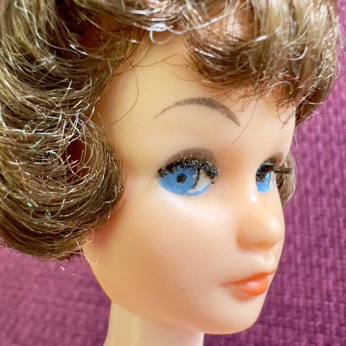 M&S Shillman Doll w/Rooted Eyelashes Hong Kong Short Brown Curly Hair Blue Eyes - Picture 3 of 12