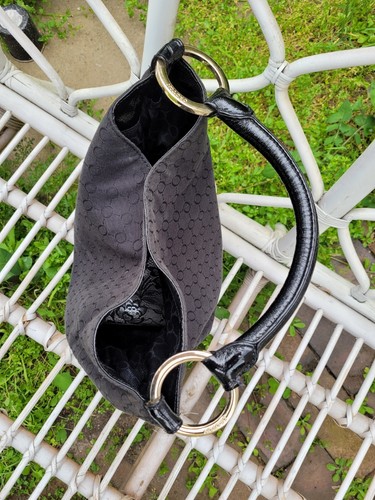 NEW Oroton Black Textile Tote Bag - Picture 6 of 9