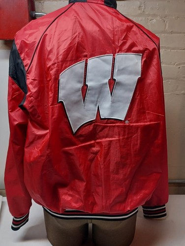 G-III Sports by Carl Banks NCAA Wisconsin Badgers Warm Up Jacket Full Zip MENS L - Picture 5 of 8