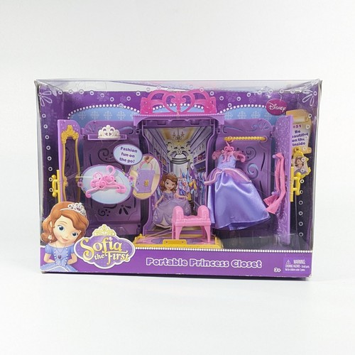 Disney Sofia Der erste Kleiderschrank und Zubehör - tragbarer Schrank - keine Puppe