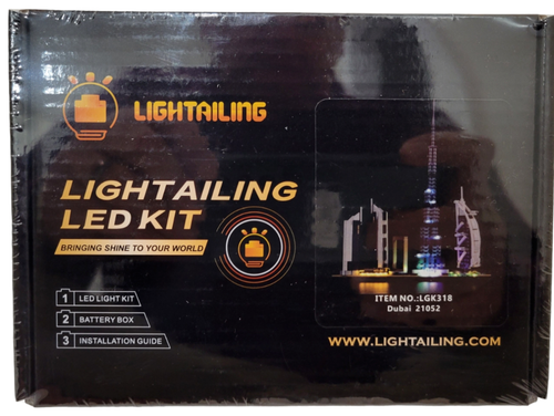 Kit LED Dubai Skyline Architecture para LEGO 21052 LIGHTAIL - Imagen 3 de 11