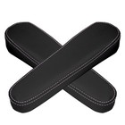 Black Leather Front Car & Truck Seat Covers