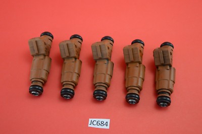 JC684 Volvo BROWN Fuel Injectors 0280155831 , 9186340 Set of Five