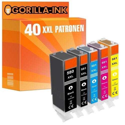 40 Patronen für Canon PGI520 PGI525 PGI550 PGI570 PGI580 PG1500 PG2500 - Bild 174 von 177