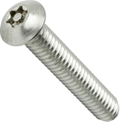 5/16-18 x 1" Torx Security Machine Screws Button Head Stainless Steel Qty 10 - Picture 1 of 7