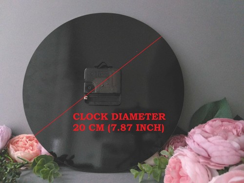 Swarovski Crystal Decorative Wall Clock Elegant Boho Decor Custom Gift Diamond - Picture 7 of 13