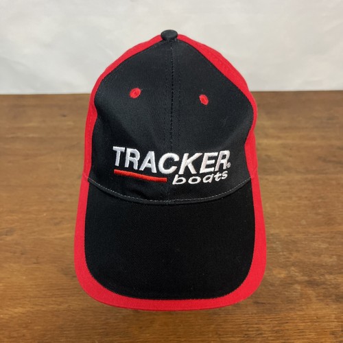 Baseballmütze Tracker Boats rot & schwarz Baumwolle verstellbar