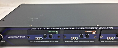 VocoPro UHF-5805 4 Channel Rechargeable Wireless Microphone System - Plz Read - Picture 3 of 11