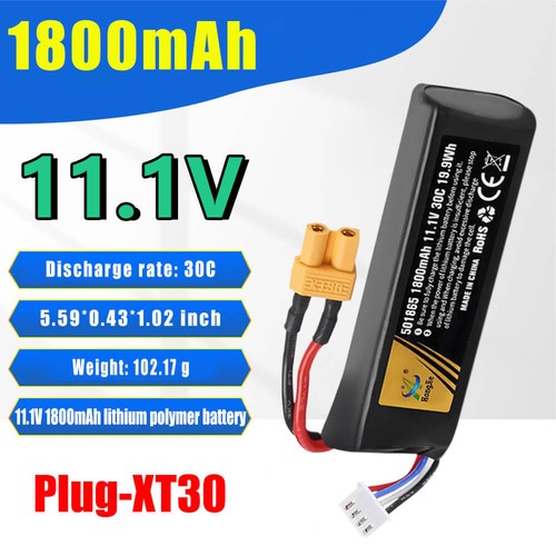 Für Airsoft Akku 11.1V Wiederaufladbar 3S LiPo 1800mAh 30C Deans T Plug/SM/XT30 - Bild 22 von 27