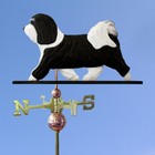 Havanese Hand Carved Hand Painted Basswood Dog Weathervane Black/White