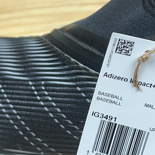 Botines de béisbol Adidas Adizero Impact+ Lea Lightstrike IG3491 cremallera negro rosa - Imagen 9 de 9