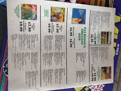 1975 K-Tel PRESENTS RECORDS AND GAMES LP Catalog 8 pages  SUPER CLEAN ex+ - Picture 5 of 6