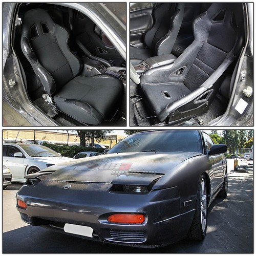PAIR LEFT+RIGHT RACING BUCKET SEAT DOWN LOW MOUNT BRACKET FOR NISSAN S13 S14 - Picture 8 of 8