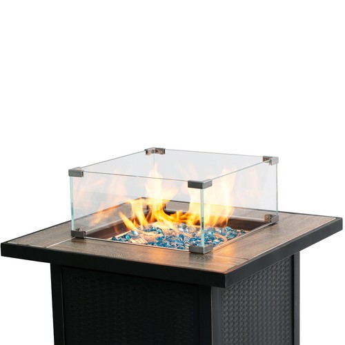 "Valla de protección contra el viento cuadrada BALI OUTDOORS 17,8""x 17,8""x 6" - Imagen 6 de 6
