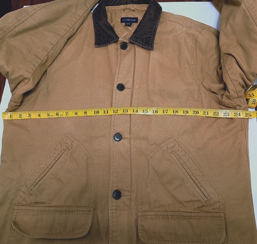 Lands End Chore Barn Jacket Men's L/T large tall Duck Canvas Lined Field Coat - Bild 6 von 18
