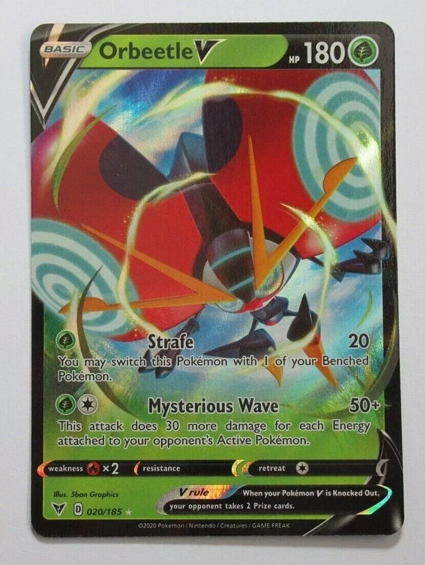 Pokemon ZARUDE V 022/185 Vivid Voltage - ULTRA RARE HOLO - - MINT