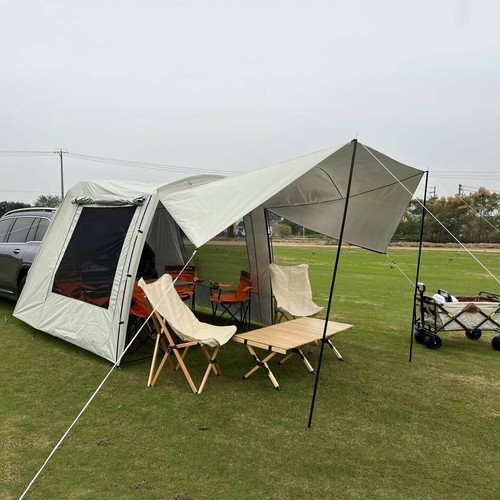 New Car Boot Tent Awning Tailgate Sun Shade SUV Outdoor Camping EU