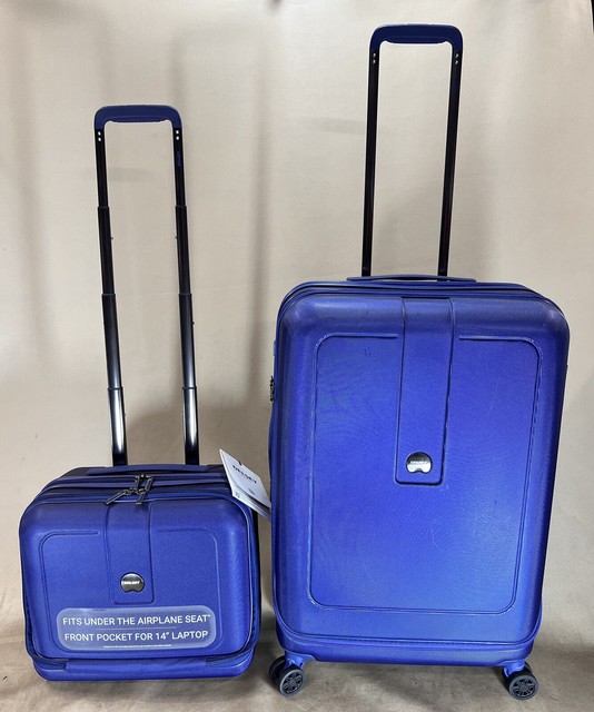 Delsey Luggage Helium Shadow 4.0 set 14” 2 Wheeled Brief & 25” Spinner Suitcase Delsey Luggage Helium Shadow 4.0 set 14” 2 Wheeled Brief & 25” Spinner Suitcase