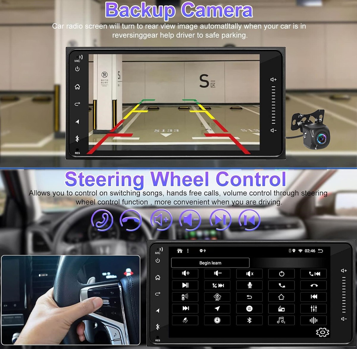 Apple - [専用] For 2003-2009 Toyota 4Runner Apple CarPlay Radio Android 13