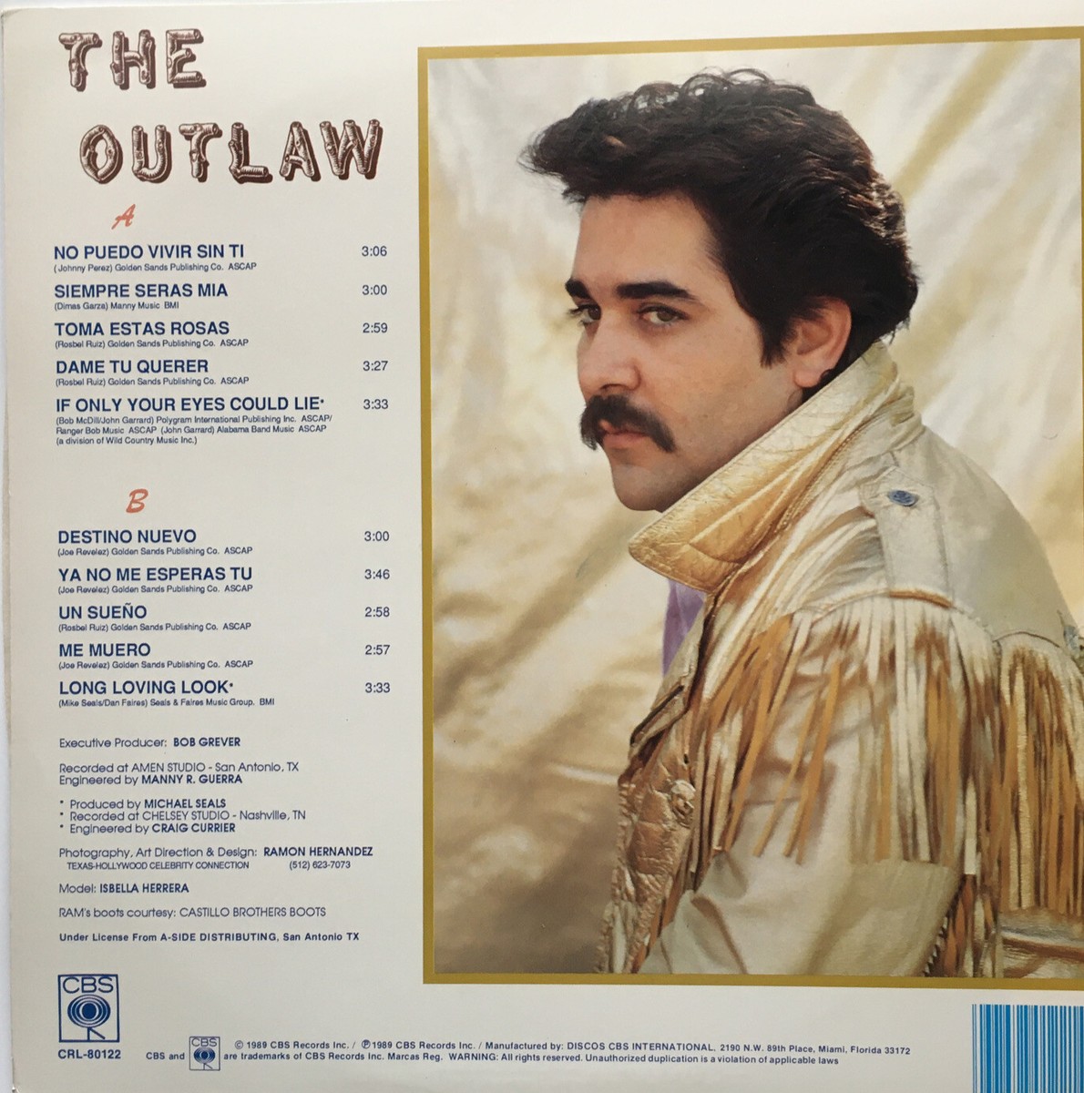 Ram Herrera “The Outlaw” Tejano Tex Mex Record Lp | eBay