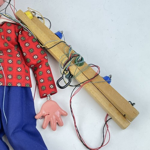 Vintage Boxed Pelham Puppet SM Boy 30cm 12” Unusual Clothing - Picture 6 of 19
